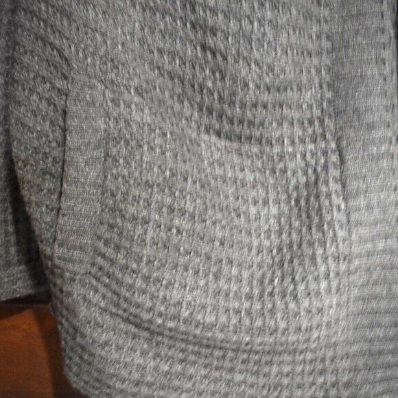 Inhabit Wool Yak Blend Waffle Knit Wrap Cardigan Sweater Jacket Size Small - Picture 9 of 14